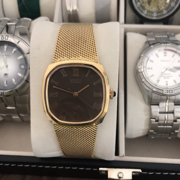 GRUEN PRECISION QUARTZ SWITZERLAND WATCH UNISEX - Picture 6 of 12